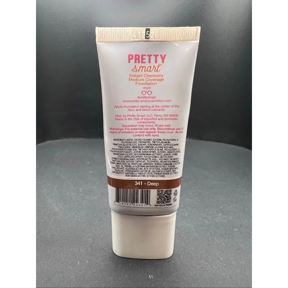 Pretty Smart Instant Chemistry Medium Coverage Foundation 341 Deep